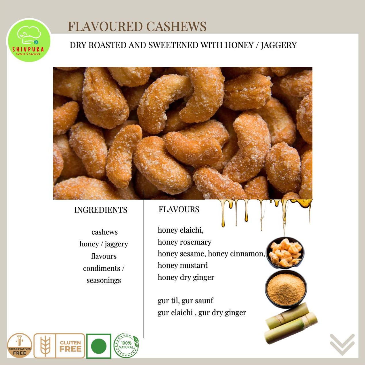 Flavoured Cashews - SattvaNourish Essentials